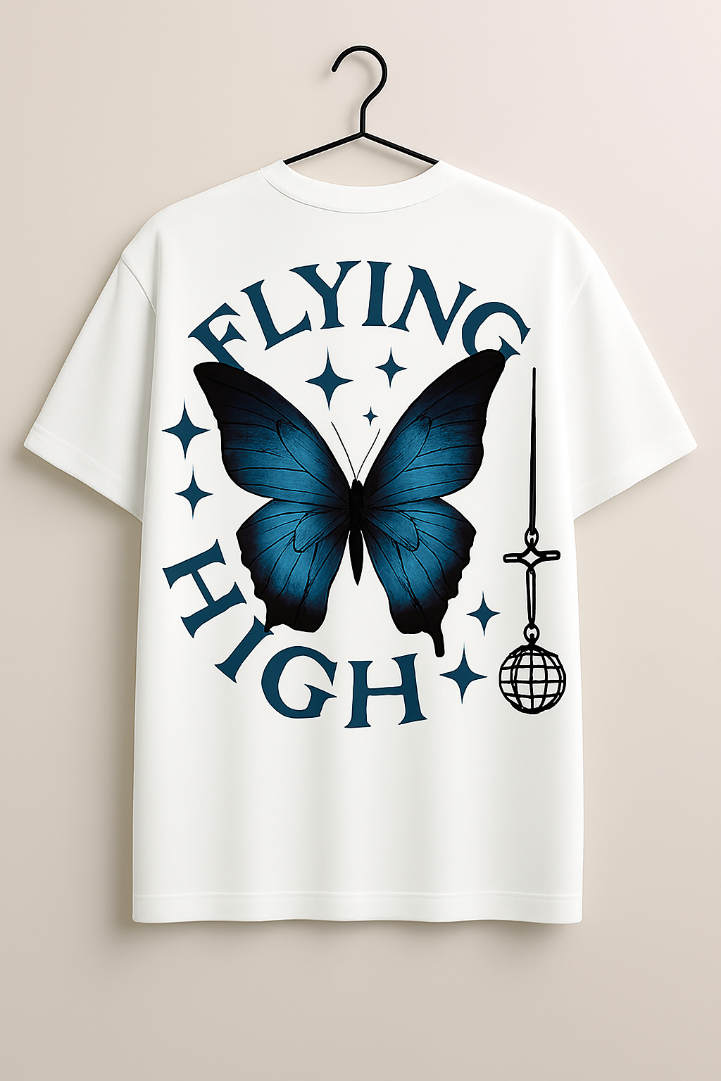 FLYING HIGH Oversized Tee Pau