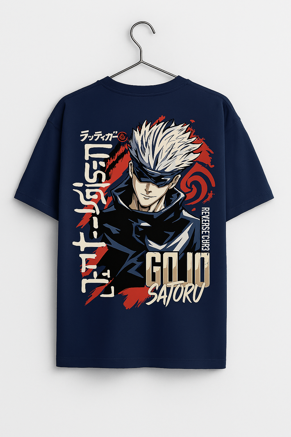 Gojo Satoru β Oversized Graphic Tee Pau