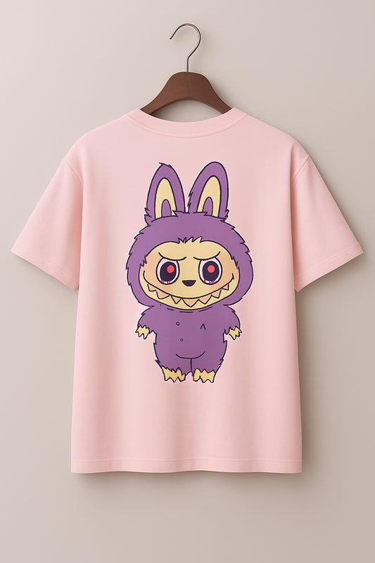 🐰 PAU Pink Labubu Mischief Tee Pau