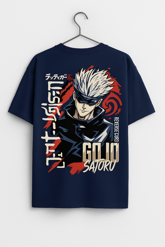 Gojo Satoru – Oversized Graphic Tee Pau