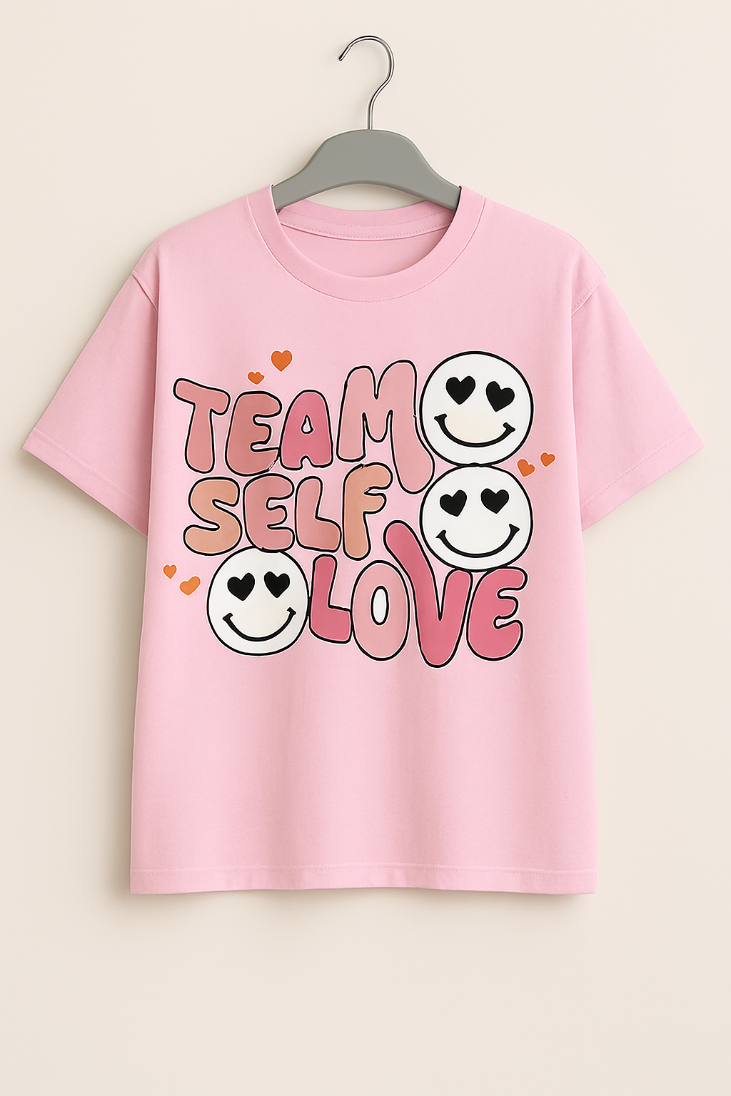 💖 Team Self Love Oversized T-Shirt – Pink